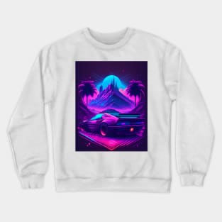 cyberpunk car Crewneck Sweatshirt